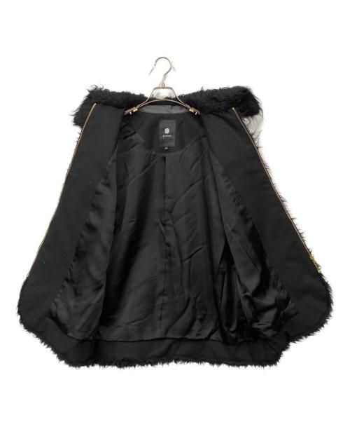 BLAMINK（ブラミンク）BLAMINK (ブラミンク) アルパカウールジップベスト ネイビー サイズ:36の古着・服飾アイテム