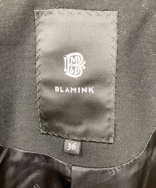 BLAMINK（ブラミンク）BLAMINK (ブラミンク) アルパカウールジップベスト ネイビー サイズ:36の古着・服飾アイテム