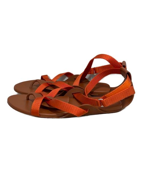 HERMES（エルメス）HERMES (エルメス) サンダル オレンジ サイズ:37の古着・服飾アイテム