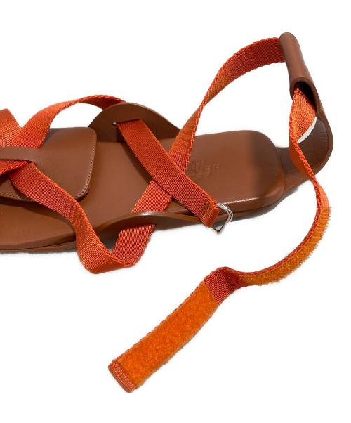 HERMES（エルメス）HERMES (エルメス) サンダル オレンジ サイズ:37の古着・服飾アイテム