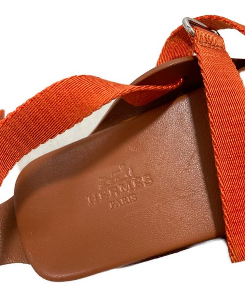 HERMES（エルメス）HERMES (エルメス) サンダル オレンジ サイズ:37の古着・服飾アイテム