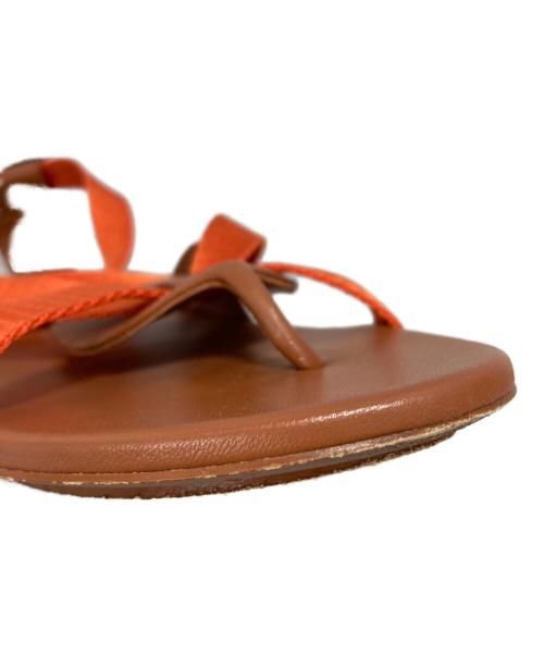 HERMES（エルメス）HERMES (エルメス) サンダル オレンジ サイズ:37の古着・服飾アイテム