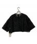 LOHEN (ローヘン) SHEER JACQUARD CROPPED BLOUSE ブラック サイズ:FREE 未使用品：10000円