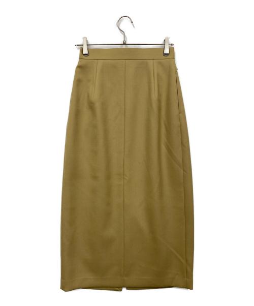 BLAMINK（ブラミンク）BLAMINK (ブラミンク) タックタイトスカート ベージュ サイズ:36の古着・服飾アイテム