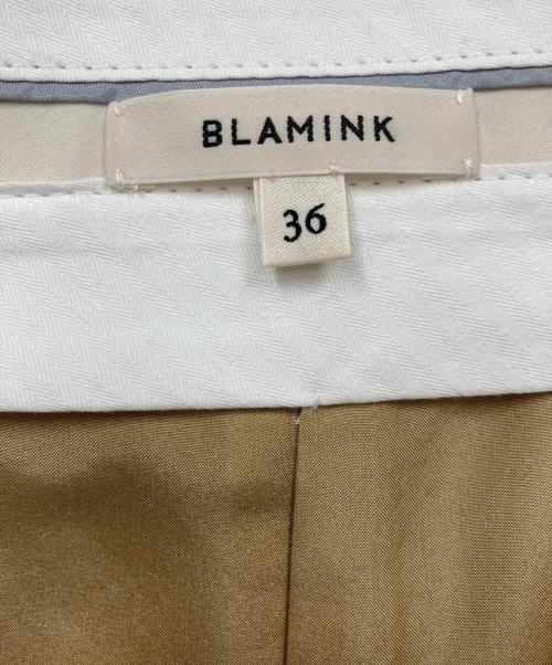 BLAMINK（ブラミンク）BLAMINK (ブラミンク) タックタイトスカート ベージュ サイズ:36の古着・服飾アイテム
