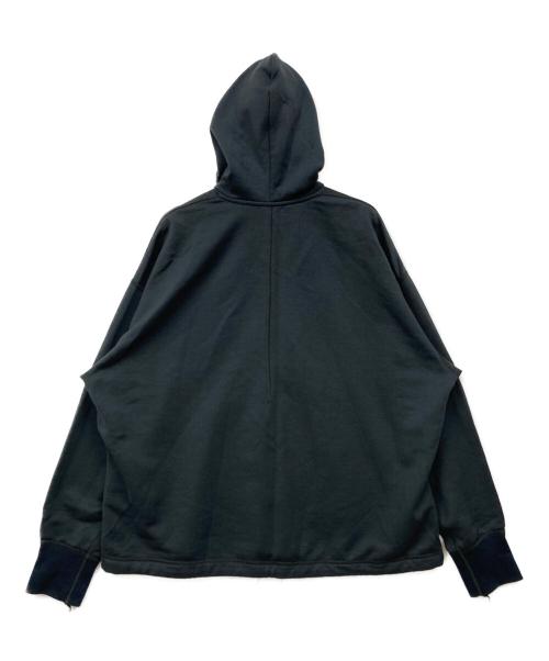 BLAMINK（ブラミンク）BLAMINK (ブラミンク) BLMK R コットンジップパーカー ネイビーの古着・服飾アイテム