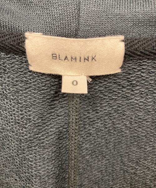 BLAMINK（ブラミンク）BLAMINK (ブラミンク) BLMK R コットンジップパーカー ネイビーの古着・服飾アイテム