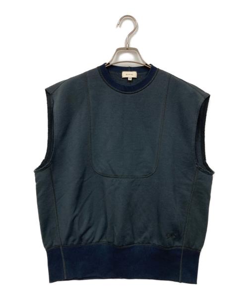 BLAMINK（ブラミンク）BLAMINK (ブラミンク) BLMK R クルーネックノースリーブ ネイビー サイズ:36の古着・服飾アイテム