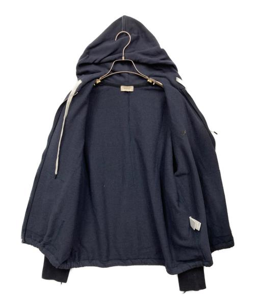 BLAMINK（ブラミンク）BLAMINK (ブラミンク) コットンジップパーカー ネイビーの古着・服飾アイテム