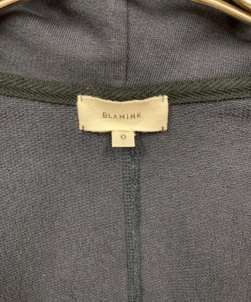 BLAMINK（ブラミンク）BLAMINK (ブラミンク) コットンジップパーカー ネイビーの古着・服飾アイテム