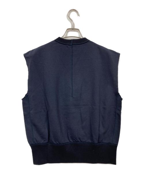 BLAMINK（ブラミンク）BLAMINK (ブラミンク) クルーネックノースリーブ ネイビー サイズ:36の古着・服飾アイテム
