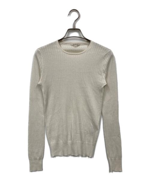 BLAMINK（ブラミンク）BLAMINK (ブラミンク) カシミヤシルクニット アイボリー サイズ:38の古着・服飾アイテム