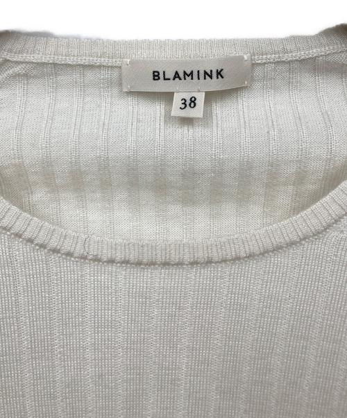 BLAMINK（ブラミンク）BLAMINK (ブラミンク) カシミヤシルクニット アイボリー サイズ:38の古着・服飾アイテム