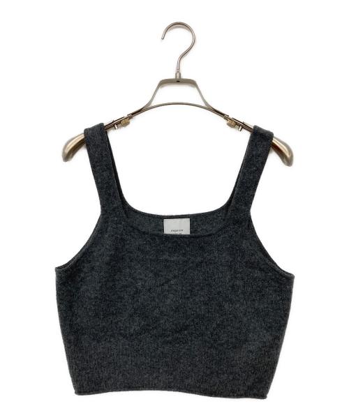 elegancese（エレガンセーゼ）elegancese (エレガンセーゼ) ニットビスチェ グレー サイズ:表記無しの古着・服飾アイテム
