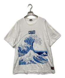 KITH（キス）の古着「TOKYO GREAT WAVE VINTAGE TEE」｜ホワイト
