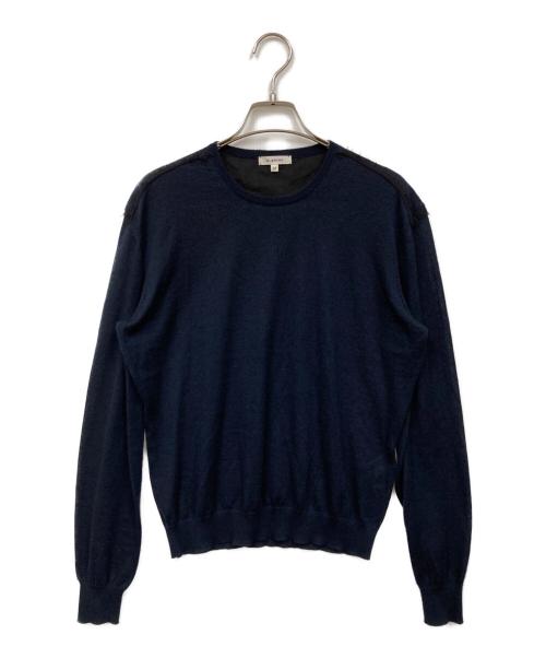 BLAMINK（ブラミンク）BLAMINK (ブラミンク) カシミヤシルクニット ネイビー サイズ:36の古着・服飾アイテム