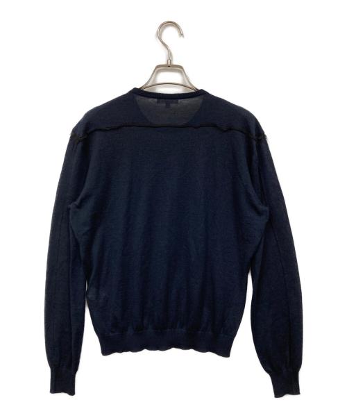 BLAMINK（ブラミンク）BLAMINK (ブラミンク) カシミヤシルクニット ネイビー サイズ:36の古着・服飾アイテム