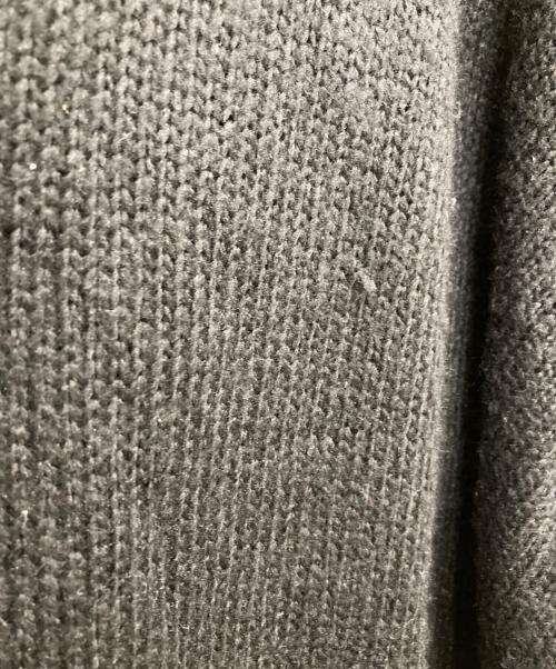 BLAMINK（ブラミンク）BLAMINK (ブラミンク) シルク5Gクルーネックショートスリーブニット ブラック サイズ:36の古着・服飾アイテム