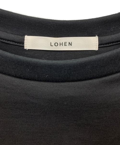 LOHEN（ローヘン）LOHEN (ローヘン) カットソー ブラック サイズ:Fの古着・服飾アイテム