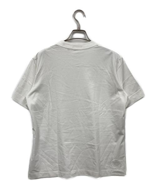 BLAMINK（ブラミンク）BLAMINK (ブラミンク) ロゴ刺繍Ｔシャツ ホワイト サイズ:38の古着・服飾アイテム