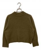 BLAMINKブラミンク）の古着「カシミヤシルクニット」｜カーキ