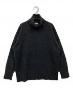 BLAMINKブラミンク）の古着「カシミヤ12Gクルーネックロングスリーブニット」｜グレー
