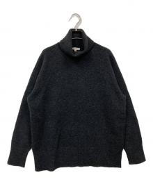 BLAMINK（ブラミンク）の古着「カシミヤ12Gクルーネックロングスリーブニット」｜グレー