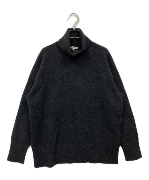 BLAMINK（ブラミンク）BLAMINK (ブラミンク) カシミヤ12Gクルーネックロングスリーブニット グレー サイズ:36の古着・服飾アイテム