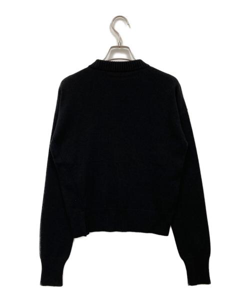 BLAMINK（ブラミンク）BLAMINK (ブラミンク) カシミヤシルクニット ブラック サイズ:36の古着・服飾アイテム