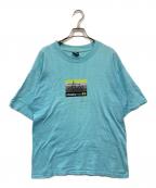 stussyステューシー）の古着「Tシャツ」｜スカイブルー