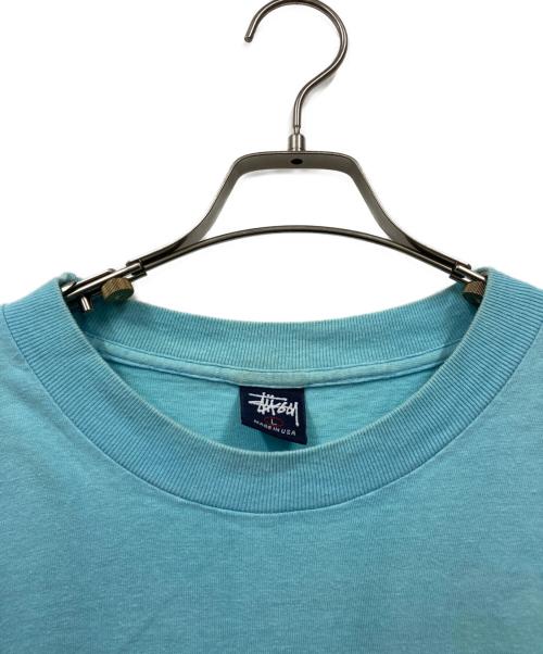 stussy（ステューシー）stussy (ステューシー) Tシャツ スカイブルー サイズ:Lの古着・服飾アイテム