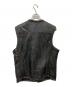 DIESEL (ディーゼル) レザーベスト ブラック サイズ:L：15000円