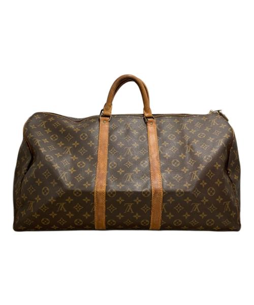 LOUIS VUITTON（ルイ ヴィトン）LOUIS VUITTON (ルイ ヴィトン) トラベルバッグ(キーポル55) ブラウンの古着・服飾アイテム