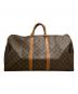LOUIS VUITTON (ルイ ヴィトン) トラベルバッグ(キーポル55) ブラウン：50000円