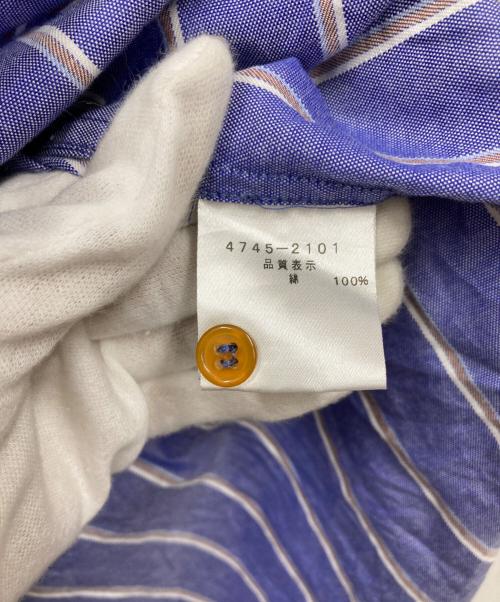 Vivienne Westwood man（ヴィヴィアン ウェストウッド マン）Vivienne Westwood man (ヴィヴィアン ウェストウッド マン) オーブデザイン半袖シャツ ブルー サイズ:Mの古着・服飾アイテム