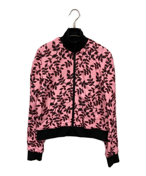 MSGM（エムエスジーエム）MSGM (エムエスジーエム) 総柄ブルゾン ピンク サイズ:42の古着・服飾アイテム