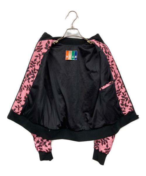 MSGM（エムエスジーエム）MSGM (エムエスジーエム) 総柄ブルゾン ピンク サイズ:42の古着・服飾アイテム