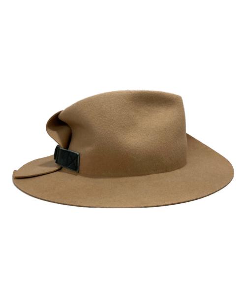 Vivienne Westwood（ヴィヴィアンウエストウッド）Vivienne Westwood (ヴィヴィアンウエストウッド) オーブデザインハット ベージュの古着・服飾アイテム