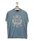 POLO RALPH LAURENポロ・ラルフローレン）の古着「Tシャツ」｜ブルー