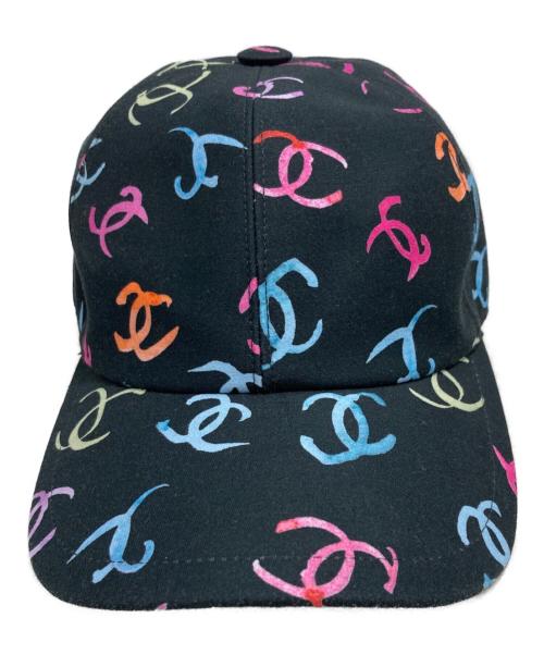 CHANEL（シャネル）CHANEL (シャネル) ココマークベースボールキャップ ブラックの古着・服飾アイテム