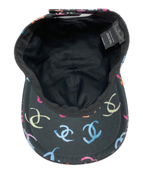CHANEL（シャネル）CHANEL (シャネル) ココマークベースボールキャップ ブラックの古着・服飾アイテム