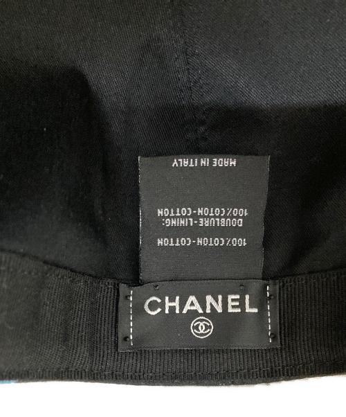CHANEL（シャネル）CHANEL (シャネル) ココマークベースボールキャップ ブラックの古着・服飾アイテム