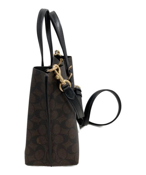COACH（コーチ）COACH (コーチ) モリー トート 25・シグネチャー キャンバス ブラウンの古着・服飾アイテム