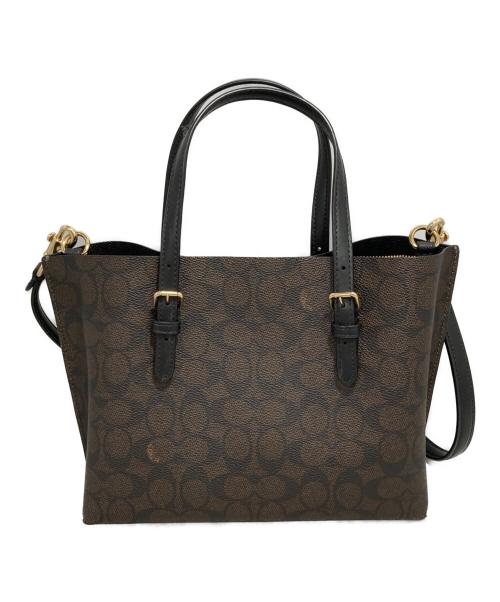 COACH（コーチ）COACH (コーチ) モリー トート 25・シグネチャー キャンバス ブラウンの古着・服飾アイテム