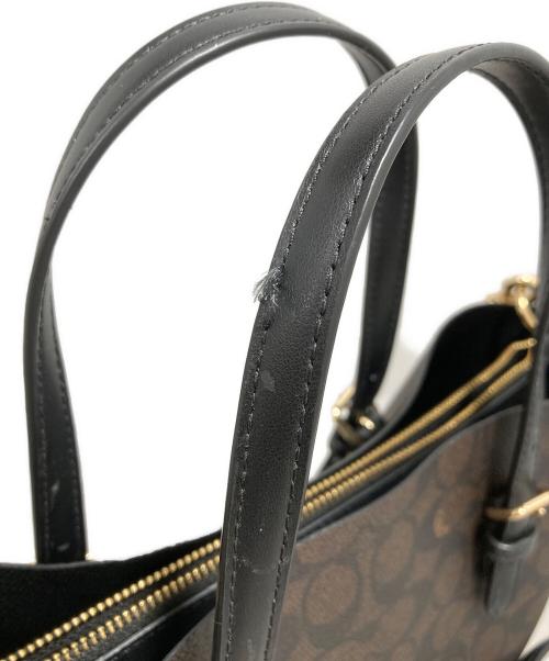 COACH（コーチ）COACH (コーチ) モリー トート 25・シグネチャー キャンバス ブラウンの古着・服飾アイテム
