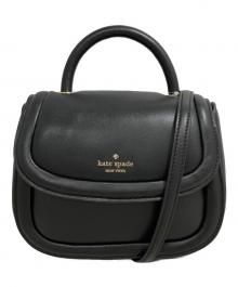 Kate Spade（ケイトスペード）の古着「パフィートップハンドルクロスボディ」｜ブラック