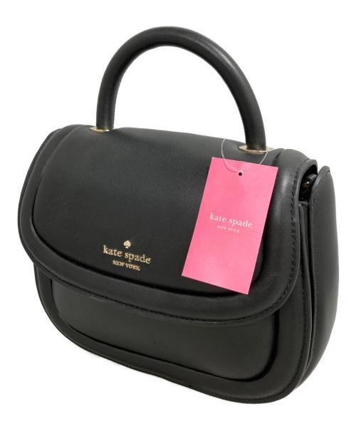 Kate Spade（ケイトスペード）Kate Spade (ケイトスペード) パフィートップハンドルクロスボディ ブラックの古着・服飾アイテム