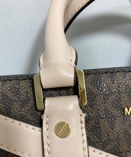 MICHAEL KORS（マイケルコース）MICHAEL KORS (マイケルコース) 2WAYバッグ ブラウンの古着・服飾アイテム