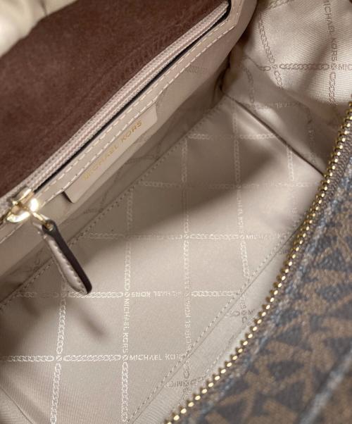 MICHAEL KORS（マイケルコース）MICHAEL KORS (マイケルコース) 2WAYバッグ ブラウンの古着・服飾アイテム