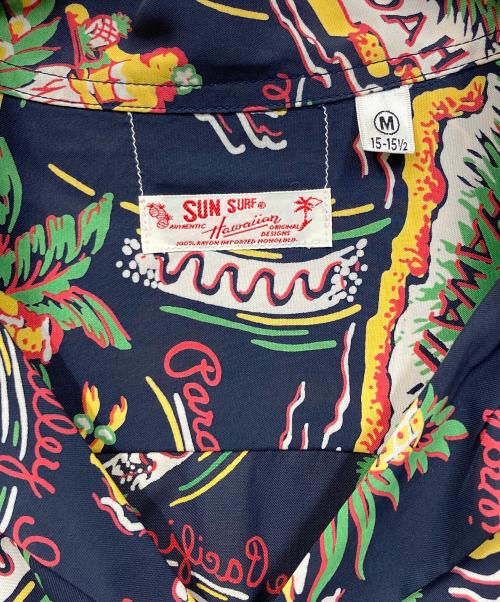 Sun Surf（サンサーフ）Sun Surf (サンサーフ) アロハシャツ ネイビー サイズ:Mの古着・服飾アイテム
